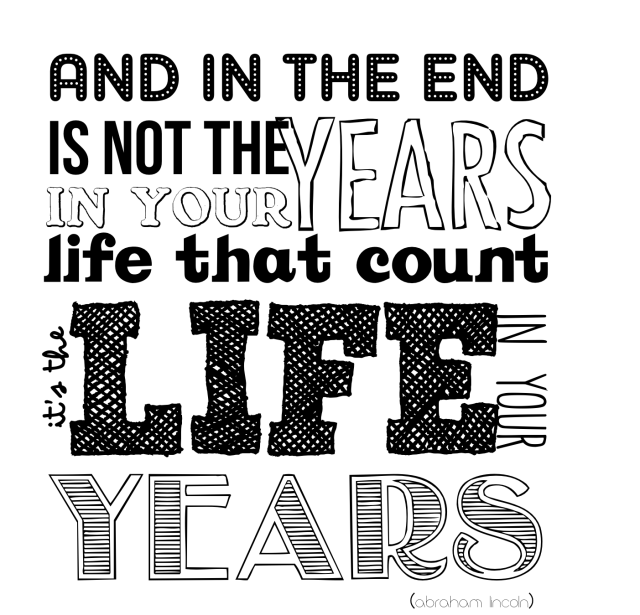 Life in years